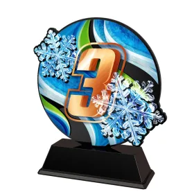 Akrylátová trofej FABM55 | Čísla Výška cm: 12