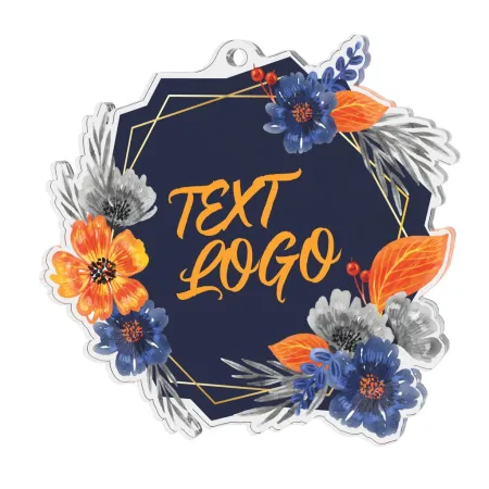 Akrylátová medaile MDA0022 | Květinová Stuha: ST10, MD průměr: 7