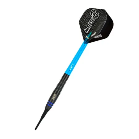 One80 Šipky Raise B - Black - Blue Rings - 17g