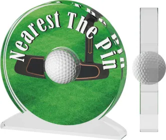 Akrylátová trofej ACTWG0200M4 | Golf Výška cm: 15