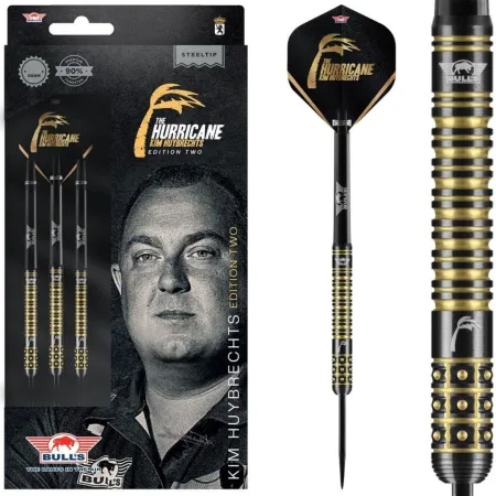 Bull's NL Šipky Steel Kim Huybrechts - Black E2 - 23g
