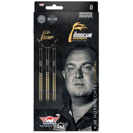 Bull's NL Šipky Steel Kim Huybrechts - Black E2 - 23g