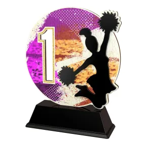 Dřevěná trofej PWT001M06 | Roztleskávačky Výška cm: 16, Barva: zlato