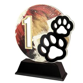 Dřevěná trofej PWT001M15 | Kynologie Výška cm: 15, Barva: bronz