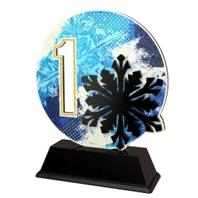 Dřevěná trofej PWT001M19 | Zima Výška cm: 17, Barva: bronz