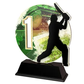 Dřevěná trofej PWT001M24 | Cricket Výška cm: 15, Barva: bronz