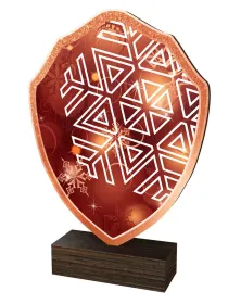 Dřevěná plaketa TFRW307 | Zima Výška cm: 18