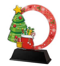 Akrylátová trofej AKEKCVA12 | Vánoce Výška cm: 15, Šířka cm: 12