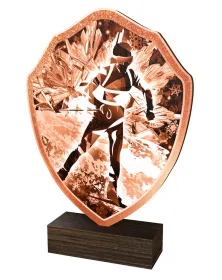 Dřevěná plaketa TFRW268 | Biatlon Výška cm: 13,5