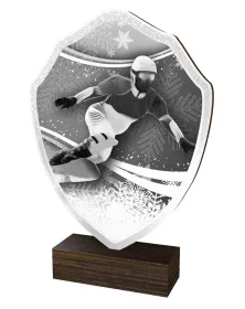 Dřevěná plaketa TFRW287 | Snowboard Výška cm: 10,5