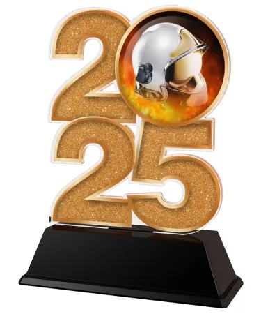 Akrylátová trofej C2025M01 | Hasiči Výška cm: 8.5, Šířka cm: 5, zlato