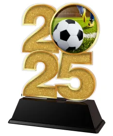 Akrylátová trofej C2025M05 | Fotbal Výška cm: 17,5, Šířka cm: 12,5, bronz