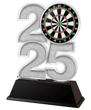 Akrylátová trofej C2025M09 | Šipky Výška cm: 8.5, Šířka cm: 5, zlato