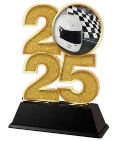 Akrylátová trofej C2025M17 | Motorsport Výška cm: 17,5, Šířka cm: 12,5, bronz