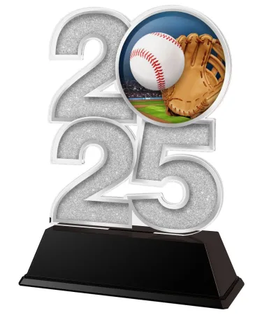 Akrylátová trofej C2025M27 | Baseball Výška cm: 12, Šířka cm: 7.5, zlato