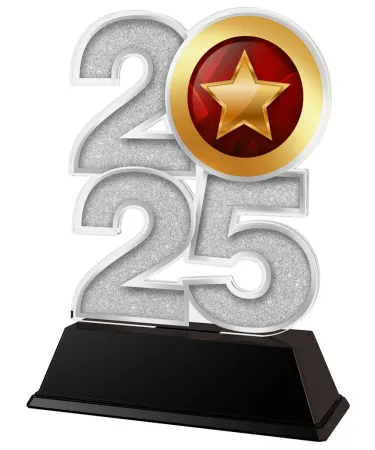 Akrylátová trofej C2025M32 | Universální Výška cm: 15, Šířka cm: 10, zlato