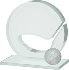 Akrylátová trofej GCTS0002 | Golf Výška cm: 10.5, Šířka cm: 12.5