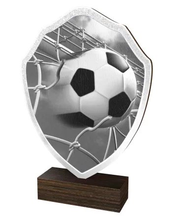 Dřevěná plaketa TFRW310 | Fotbal Výška cm: 14,5