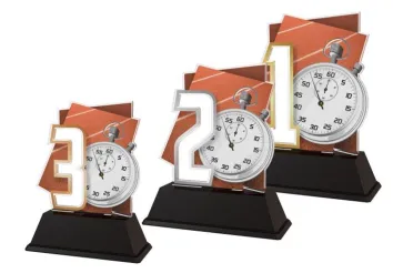 Akrylátová trofej NCUF001M1 | Atletika Výška cm: 14, Barva: bronz