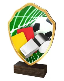 Dřevěná plaketa TFRW320 | Fotbal Výška cm: 10,5