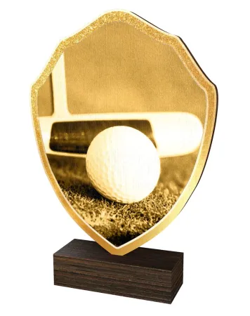 Dřevěná plaketa TFRW329 | Golf Výška cm: 16