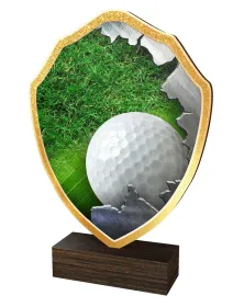 Dřevěná plaketa TFRW340 | Golf Výška cm: 18