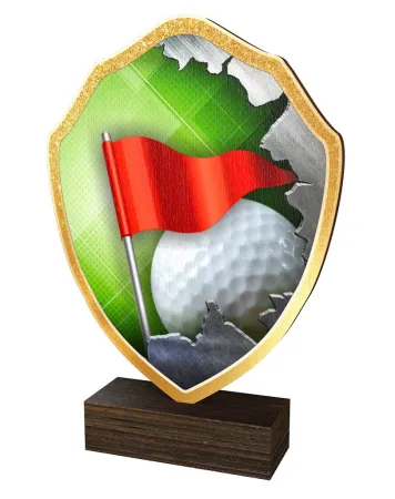 Dřevěná plaketa TFRW344 | Golf Výška cm: 14,5