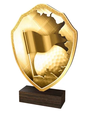 Dřevěná plaketa TFRW345 | Golf Výška cm: 11,5