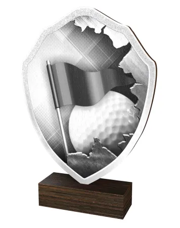 Dřevěná plaketa TFRW346 | Golf Výška cm: 13,5