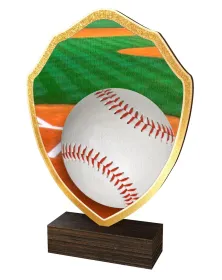 Dřevěná plaketa TFRW352 | Baseball Výška cm: 14,5