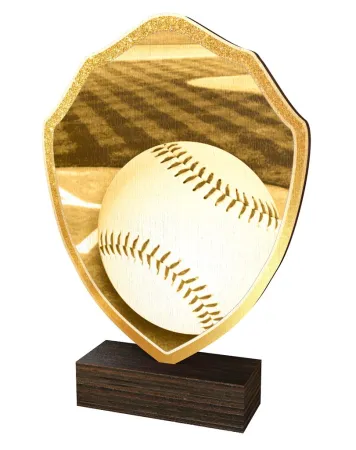 Dřevěná plaketa TFRW353 | Baseball Výška cm: 18