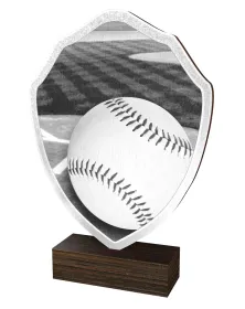 Dřevěná plaketa TFRW354 | Baseball Výška cm: 18