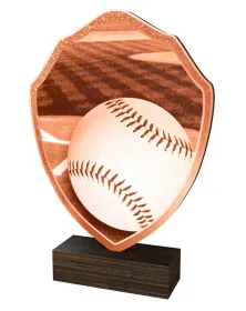 Dřevěná plaketa TFRW355 | Baseball Výška cm: 18