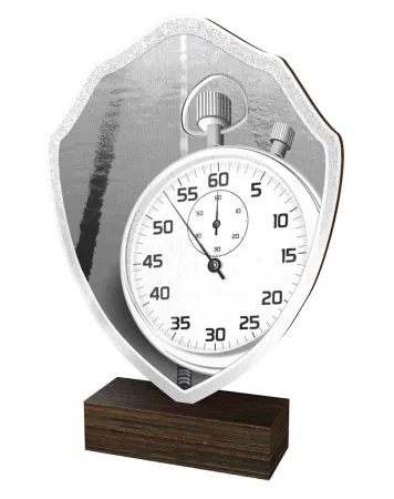 Dřevěná plaketa TFRW366 | Plavání Výška cm: 18