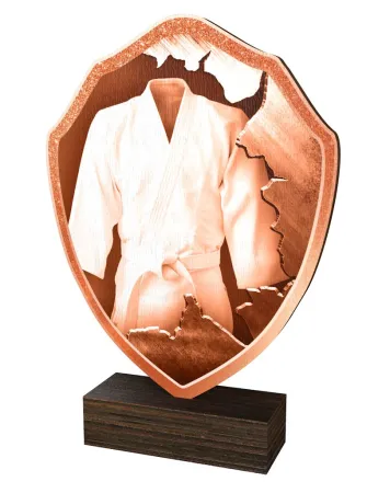 Dřevěná plaketa TFRW375 | Bojová uměnÍ Výška cm: 10,5