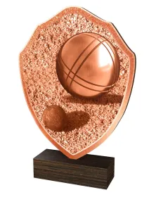 Dřevěná plaketa TFRW391 | Petanque Výška cm: 11,5