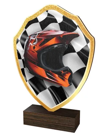 Dřevěná plaketa TFRW404 | Motorsport Výška cm: 22