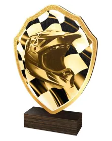 Dřevěná plaketa TFRW405 | Motorsport Výška cm: 18