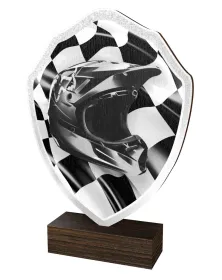 Dřevěná plaketa TFRW406 | Motorsport Výška cm: 13,5