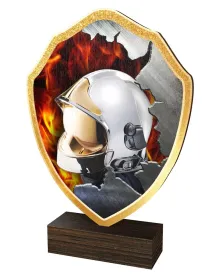 Dřevěná plaketa TFRW412 | Hasiči Výška cm: 20