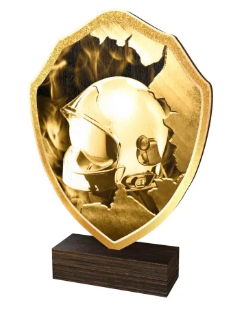 Dřevěná plaketa TFRW413 | Hasiči Výška cm: 13,5