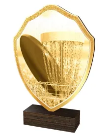 Dřevěná plaketa TFRW417 | Discgolf Výška cm: 14,5