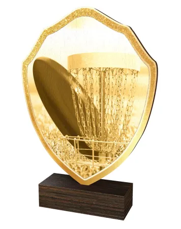 Dřevěná plaketa TFRW417 | Discgolf Výška cm: 14,5
