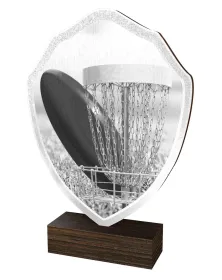 Dřevěná plaketa TFRW418 | Discgolf Výška cm: 20