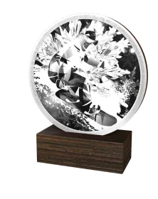 Dřevěná plaketa TFRW759 | Snowboard Výška cm: 12,5