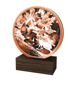 Dřevěná plaketa TFRW760 | Snowboard Výška cm: 13,5