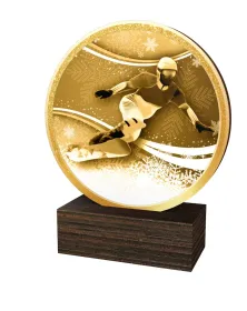 Dřevěná plaketa TFRW786 | Snowboard Výška cm: 10,5