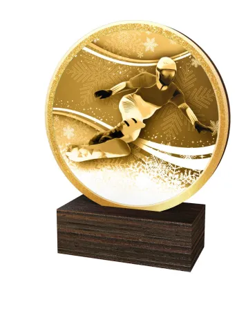 Dřevěná plaketa TFRW786 | Snowboard Výška cm: 12,5
