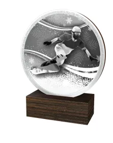 Dřevěná plaketa TFRW787 | Snowboard Výška cm: 9,5