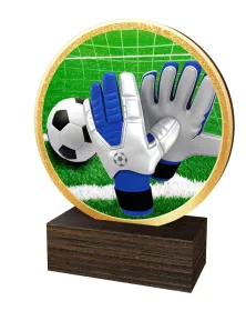 Dřevěná plaketa TFRW816 | Fotbal Výška cm: 10,5
